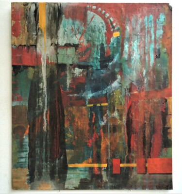 Peinture intitulée "Venise" par Stephane Javelle, Œuvre d'art originale, Acrylique