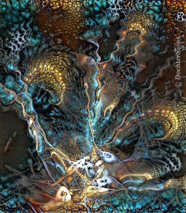 数字艺术 标题为“Mating time underwa…” 由Mies De Graaf, 原创艺术品, 2D数字工作