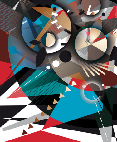 Arts numériques intitulée "#4-ALALIA" par Thierry Corpet (Raymond X), Œuvre d'art originale, Peinture numérique