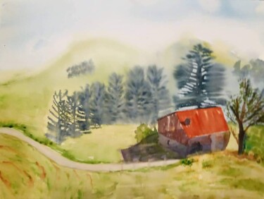 Chalet rouge