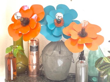 Design titled "Lampes LE PRINTEMPS" by Joel Carpentier (Ambiance d'Antan), Original Artwork, Luminaire