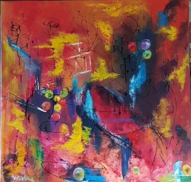 Peinture intitulée "Automne" par Béatrice Van Ez-Le Perru, Œuvre d'art originale, Huile