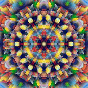 Abstract fractal background Digitale Kunst mit dem Titel "Abstract fractal ba…" von Abraham Addy, Original-Kunstwerk, Digitale Malerei