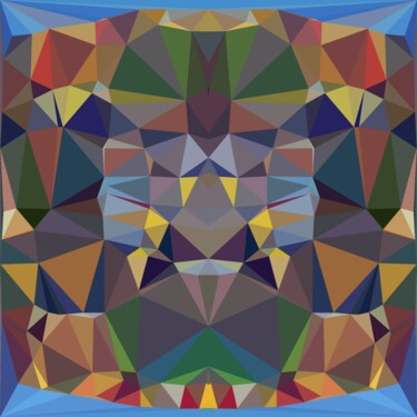 Abstract geometric patterns background Digital Arts titled "Abstract geometric…" by Abraham Addy, Original Artwork, Digital Painting