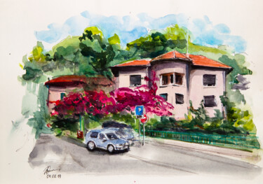 제목이 "Summer day in Italy…"인 미술작품 Виктория Гаман로, 원작, 수채화
