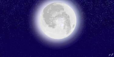 摄影 标题为“Moon Light No. 1” 由Shahriar Aghakhani, 原创艺术品, 数码摄影