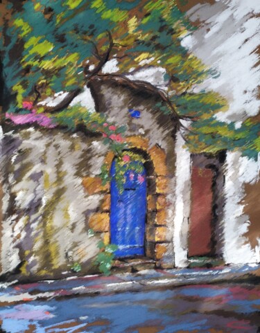 Au jardin secret n25 - vannes Drawing titled "Au jardin secret n2…" by Philippe Ernauld, Original Artwork, Pastel
