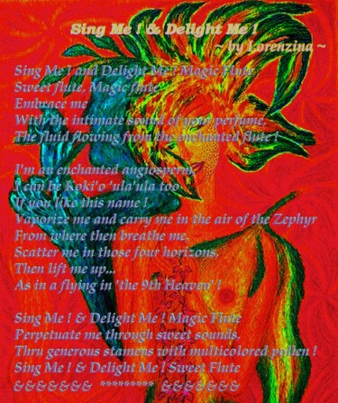 绘画 标题为“Sing Me ! & Delight…” 由Lorenzina B, 原创艺术品, 丙烯