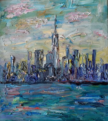 제목이 "NY. Oil on canvas.…"인 미술작품 Margarita Makarova로, 원작, 기름