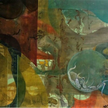 Peinture intitulée "Sieste" par Stephane Javelle, Œuvre d'art originale, Acrylique