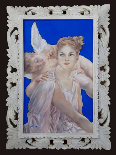 Peinture intitulée "Réconfort" par Sylvia Mota, Œuvre d'art originale, Huile Monté sur Châssis en bois