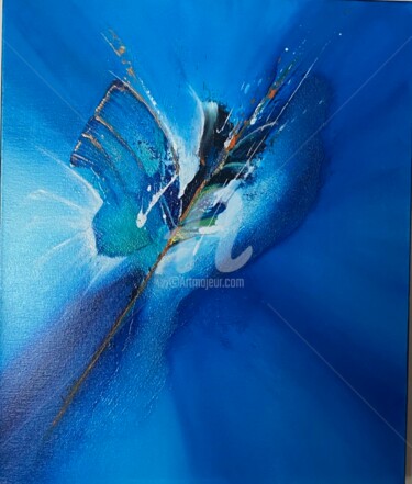 Peinture intitulée "influence" par Isabelle Laurent, Œuvre d'art originale, Acrylique Monté sur Châssis en bois