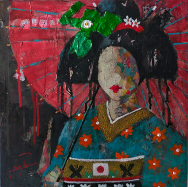 绘画 标题为“SERIE GEISHA 00052” 由Josep Pozo, 原创艺术品, 铅笔