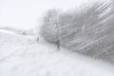 Photographie intitulée "Tempête à GUNDERHAT" par Olive, Œuvre d'art originale, Photographie numérique