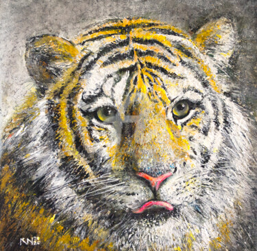 绘画 标题为“Tiger” 由Natalia Kuruch, 原创艺术品, 丙烯