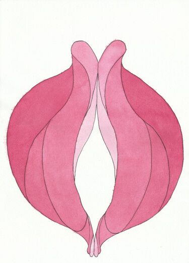 Painting titled "Head III" by Sandro Cocco, Original Artwork, Watercolor