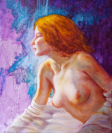 🌺 Belisama Peinture intitulée "🌺 Belisama" par Isabel Mahe, Œuvre d'art originale, Huile Monté sur Châssis en bois