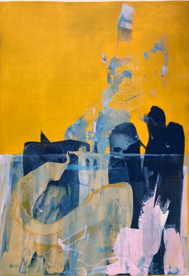 印花与版画 标题为“Beneath the Surface” 由Sandra Haney, 原创艺术品, 蒙纳