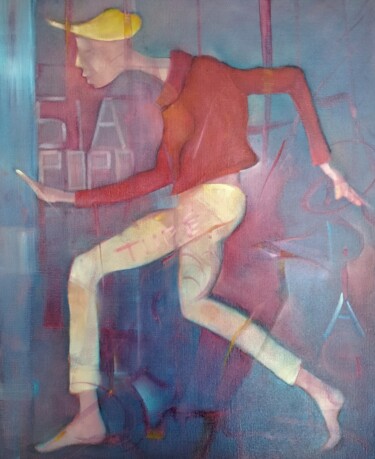L'ÉTRANGER Peinture intitulée "L'ÉTRANGER" par Philippe Graillot (TORGALLI), Œuvre d'art originale, Huile