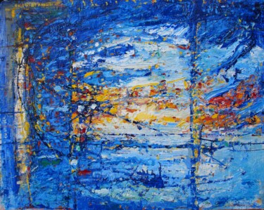 绘画 标题为“Ciel brisé” 由Jean-Marc Chapelet (jeanmarchapelet), 原创艺术品, 油