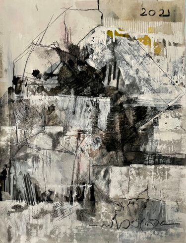 Peinture intitulée "Varzas" par Anne-Michelle Vrillet (Mina), Œuvre d'art originale, Acrylique