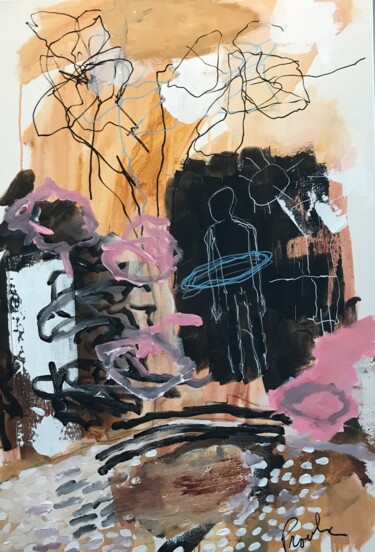 绘画 标题为“En attendant...!” 由Johanne Proulx, 原创艺术品, 丙烯