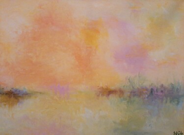 Malerei mit dem Titel "WARUM IST ETWAS UND…" von Edith Stütz, Original-Kunstwerk, Acryl