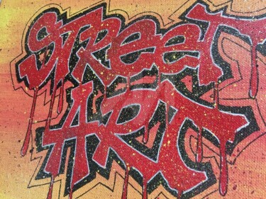 绘画 标题为“Graffiti Street-Art” 由Pk29, 原创艺术品, 丙烯 安装在纸板上