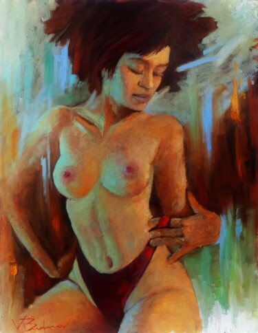 绘画 标题为“Embarrassment” 由Valery Budanov, 原创艺术品, 油