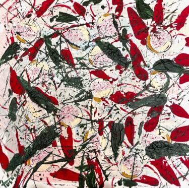绘画 标题为“Abstract painting W…” 由Taia Tasman (Arttasmania), 原创艺术品, 丙烯