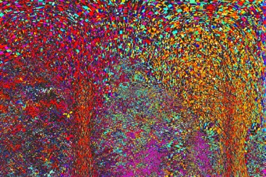 Arte digital titulada "Memories of Trees -…" por Phillip Reese, Obra de arte original, Pintura Digital