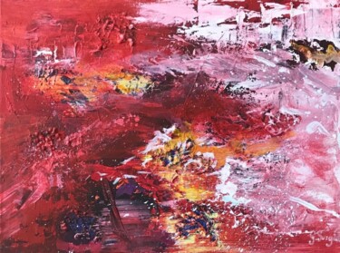 Peinture intitulée "« Flamboiement »." par Gilles Surgès, Œuvre d'art originale, Acrylique