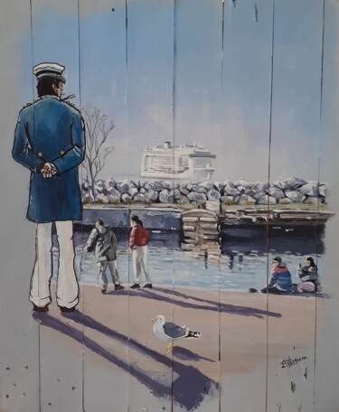 Malarstwo zatytułowany „Mistral gagnant” autorstwa Francis Stanzione, Oryginalna praca, Akryl