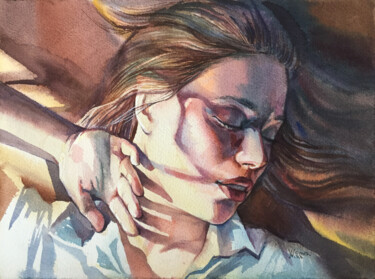 绘画 标题为“Morning dream. Port…” 由Natalia Veyner, 原创艺术品, 水彩