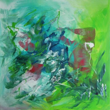 Painting titled "Fading Memories" by Paresh Nrshinga F R S A, Original Artwork, Acrylic Mounted on Wood Stretcher frame