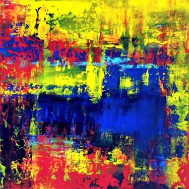 Peinture intitulée "22-02-20   acrylique" par Marie-Claude Baldi, Œuvre d'art originale, Acrylique Monté sur Châssis en bois