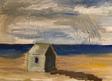 제목이 "Strandhuisje op str…"인 미술작품 Edwin Boeckxstaens로, 원작, 아크릴