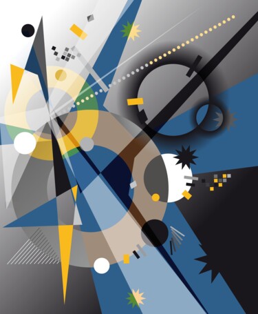Arts numériques intitulée "#7-ALALIA" par Thierry Corpet (Raymond X), Œuvre d'art originale, Peinture numérique