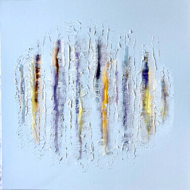 Painting titled "Vent polaire" by Muller Odette, Original Artwork, Acrylic