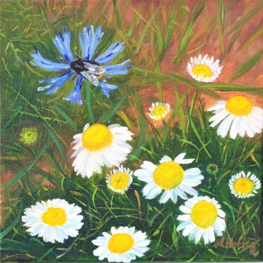 Die Feldblumen 绘画 标题为“Die Feldblumen” 由Natalia Jelusic, 原创艺术品, 油