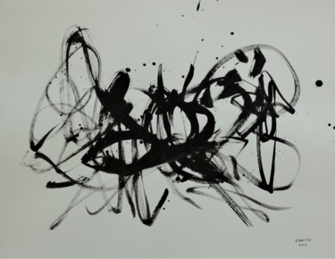 Zeichnungen mit dem Titel "China 1" von Arnaud Broutin, Original-Kunstwerk, Tinte