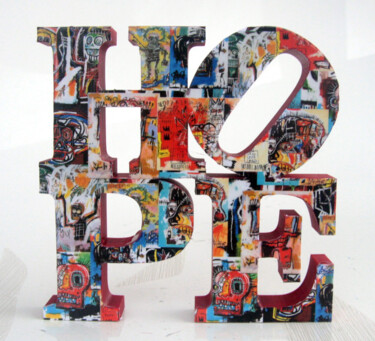 제목이 "PyB Hope Basquiat,…"인 조형물 Pyb로, 원작, 수지