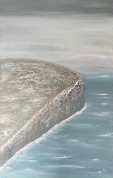 At the end of the earth 绘画 标题为“At the end of the e…” 由Elena Dobkin, 原创艺术品, 油 安装在木质担架架上