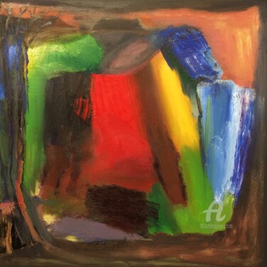 Painting titled "African Gorilla" by Steve Phillips, Original Artwork, Oil