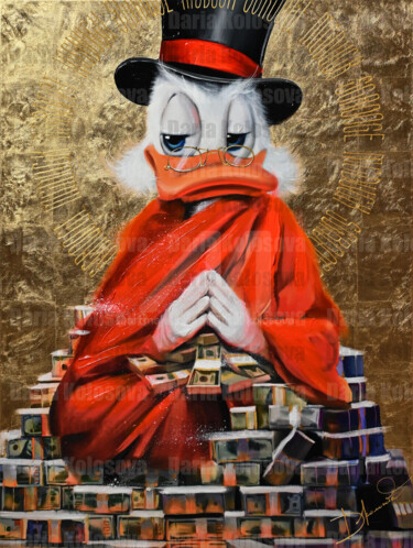绘画 标题为“Duck MONK - GICLEE…” 由Daria Kolosova, 原创艺术品, 油