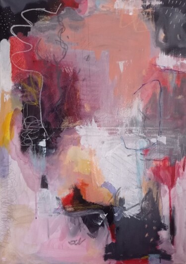 Peinture intitulée "Expression" par Olena Karpenko, Œuvre d'art originale, Acrylique