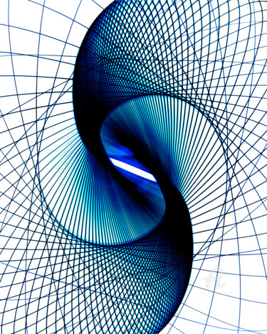 Photography titled "Lichtkreis25" by Gerhard Bumann, Original Artwork, Analog photography