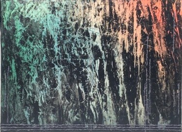 Peinture intitulée "Boréal 1.0" par Manon Langevin (Lange), Œuvre d'art originale, Acrylique Monté sur Châssis en bois