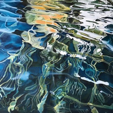 Peinture intitulée "Ivresse" par M'Do, Œuvre d'art originale, Acrylique