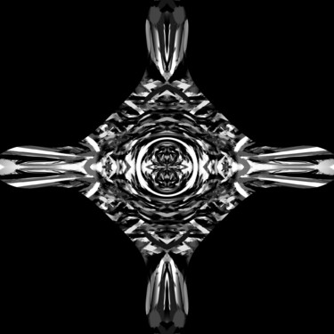 Digital Arts με τίτλο "Medallion #1624" από Jeb Gaither, Αυθεντικά έργα τέχνης, 2D ψηφιακή εργασία